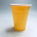 16oz Disposable Plastic Drinking Juice Transparent/Yellow/Red/White Pet Cup Food Grade